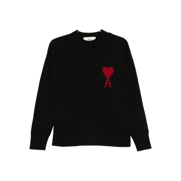 Ami Paris Women's Sweaters Black - Picture 1 of 5
